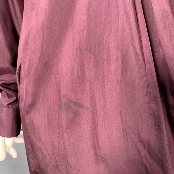 DRIES VAN NOTEN Size 10 Purple Silk Beaded A-Line Tunic Dress - Picture 5 of 7